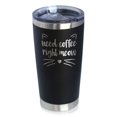 thumbnail image 1 of Bevvee Insulated Travel Tumbler 20 oz Need Coffee Right Meow Cat Lover Gifts Tumblers, 1 of 4