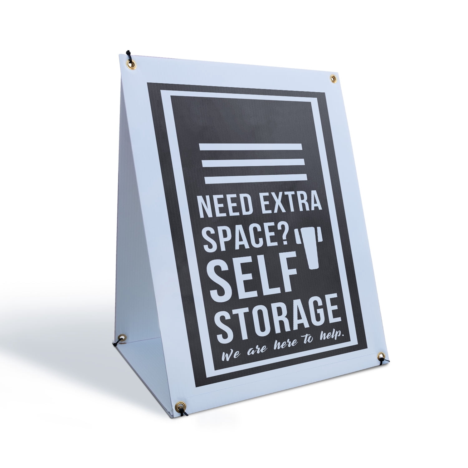 Need Extra Space Self Storage Sidewalk Sign 18 Inch x 24 Inch A-Frame ...