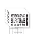 thumbnail image 1 of Need Extra Space Self Storage Yard Sign 5 Pack of 18 Inch x 24 Inch Single Sided Weatherproof Heavy-Duty Plastic with Stake | Affordable Units, Convenient Locations, Professional, 1 of 7