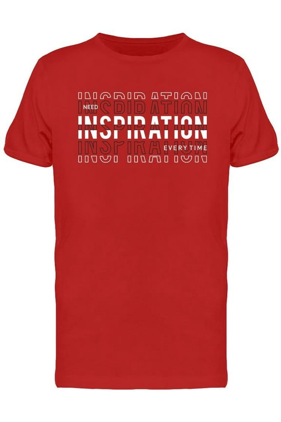 Need Inspiration T-Shirt Men -Image by Shutterstock, Male x-Large