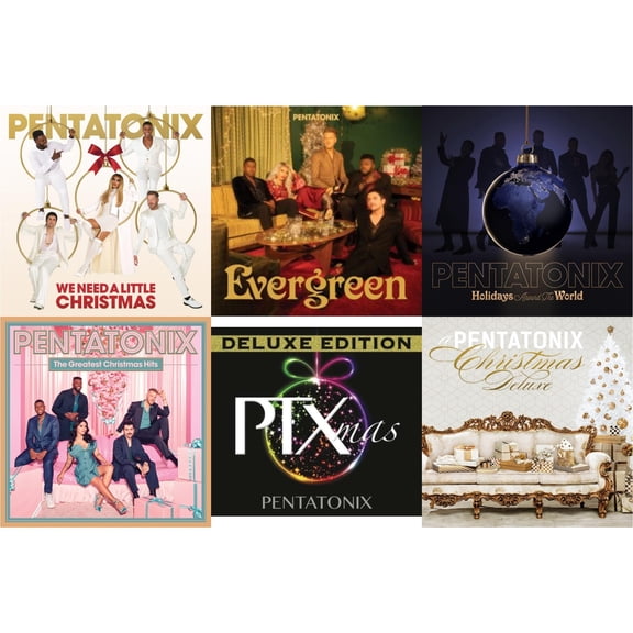 We Need A Little Christmas & Evergreen & Holidays Around The World & Greatest Christmas Hits & Ptxmas (Deluxe Edition) & A Pentatonix Christmas (Deluxe Version) [CD Bundle]