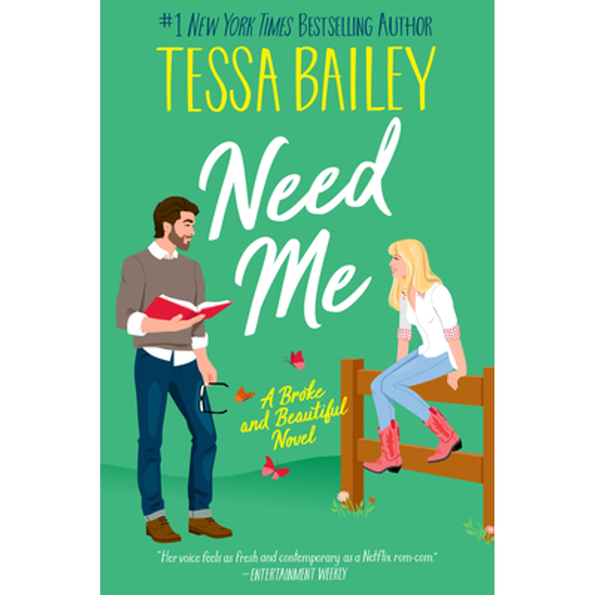 Pre-Owned Need Me: A Broke and Beautiful Novel (Paperback 9780063329379) by Tessa Bailey