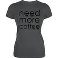 thumbnail image 1 of Need More Coffee Juniors Soft T Shirt Asphalt MD, 1 of 1