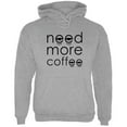 thumbnail image 1 of Need More Coffee Mens Hoodie Storm Grey SM, 1 of 1