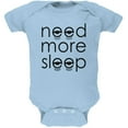 thumbnail image 1 of Need More Sleep Soft Baby One Piece Light Blue 12-18 M, 1 of 1