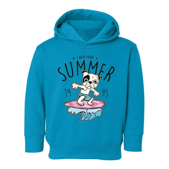 Need More Summer, Surfing Dog Hoodie Toddler -Image by Shutterstock, 4 Toddler