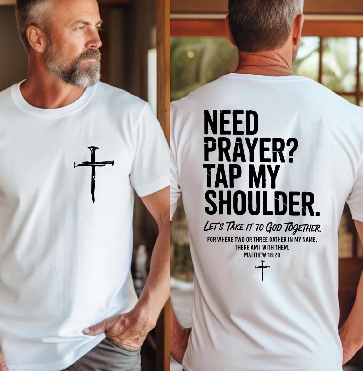 Need Prayer Tap My Shoulder Bible