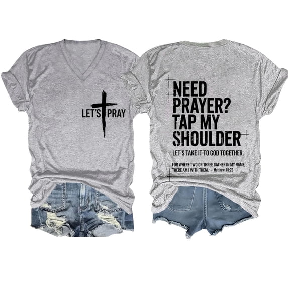 Need Prayer Tap My Shoulder Shirt, If You Need Prayer Tap My Shoulder Shirt, Christian Bible Verse Shirts Women Men