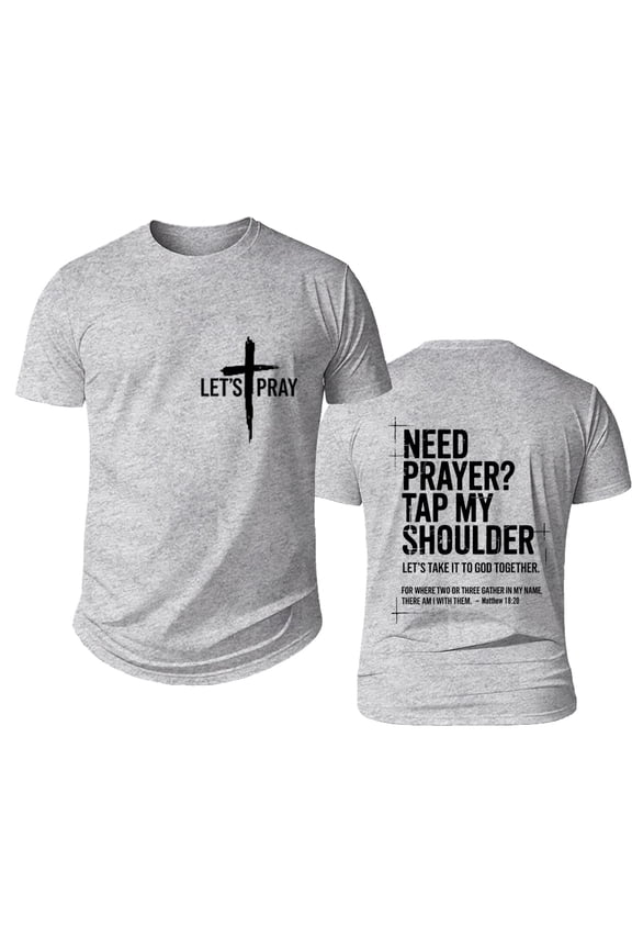 Need Prayer Tap My Shoulder Shirt, If You Need Prayer Tap My Shoulder Shirt, Christian Bible Verse Shirts Women Men