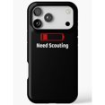 Need Scouting Low Battery Icon Red and White Tough Case for Apple ...