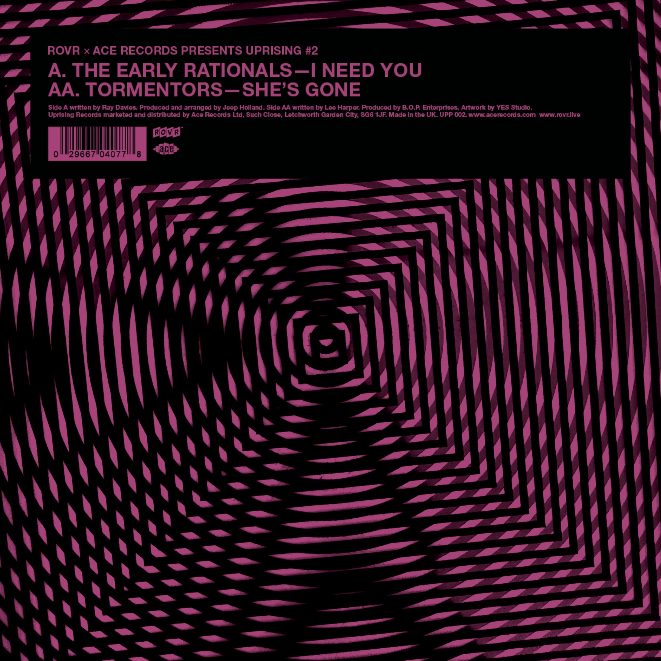 Early Rationals / Tormentors - Need You / She's Gone - Music & Performance - Vinyl [7-Inch]