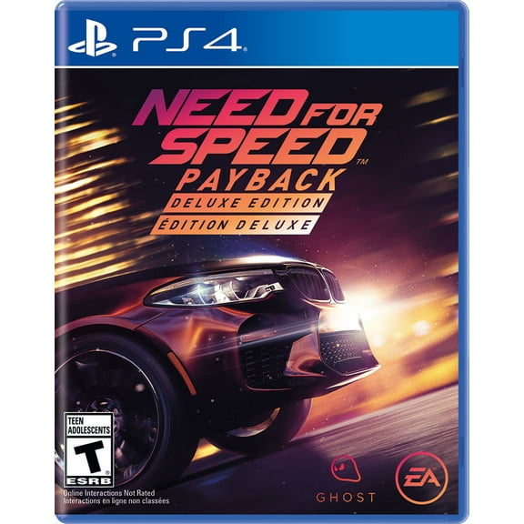 Need for Speed Payback Deluxe Edition, Electronic Arts, PlayStation 4, 014633737578