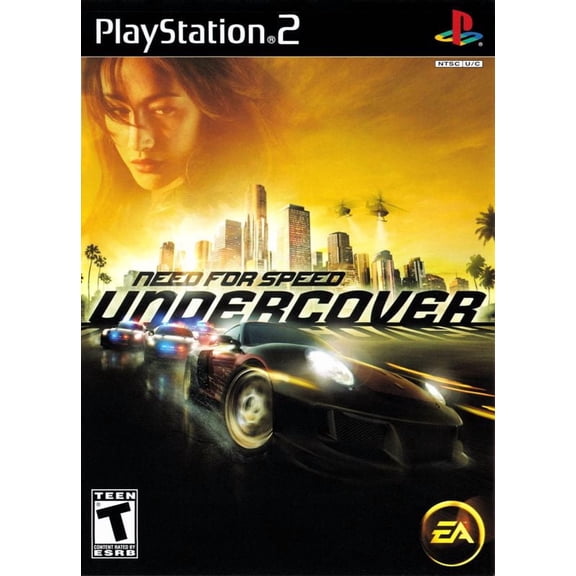 Restored Need for Speed: Undercover, by Electronic Arts for PlayStation 2, Racing Game, Sports Game