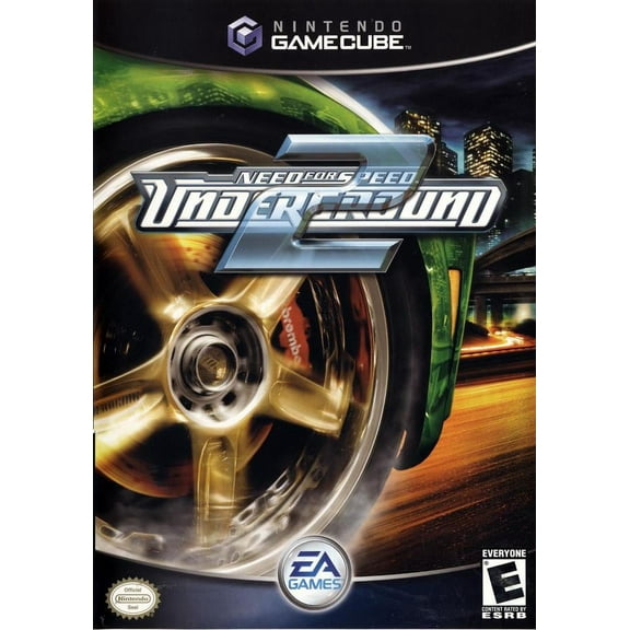 Restored Need for Speed Underground 2 Nintendo GameCube Physical Racing Game