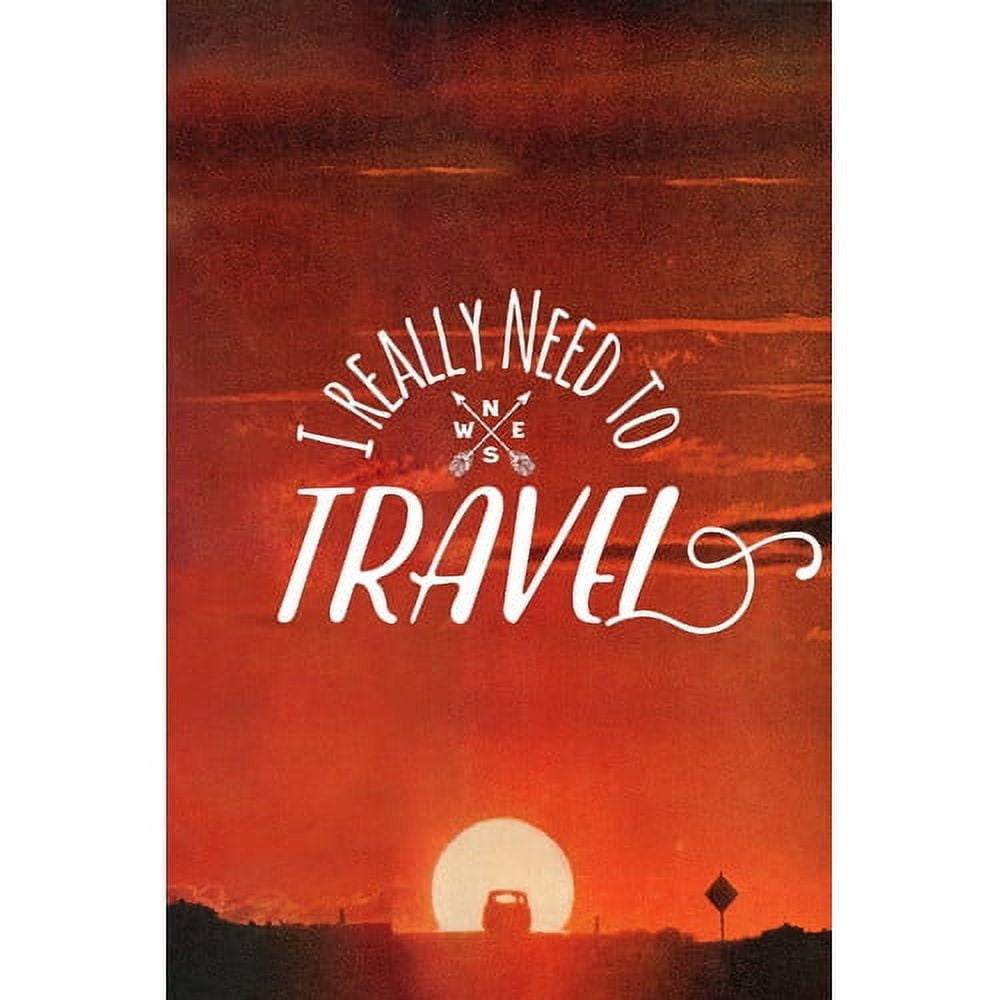 "Need to Travel 2" Painting Print on Wrapped Canvas