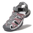 thumbnail image 1 of NeedBo Women's Closed Toe Sport Hiking Sandals Walking Outdoor Summer Athletic Sandals, Grey Pink Size 6, 1 of 7