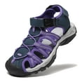 thumbnail image 1 of NeedBo Women's Closed Toe Sport Hiking Sandals Walking Outdoor Summer Athletic Sandals, Purple Size 5.5, 1 of 7