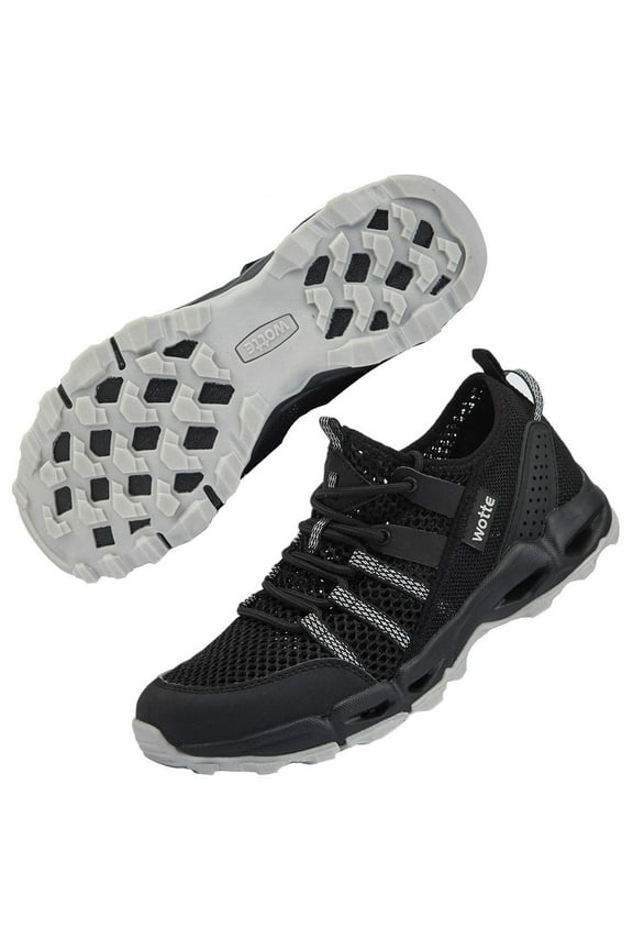 Women's Hiking Water Shoes Quick Drying Outdoor Sport Sneakers, Black 9