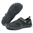 thumbnail image 1 of Needbo Men's Water Sneakers Beach Shoes Barefoot Surfing Shoes Dark Grey Size 11, 1 of 8