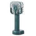 thumbnail image 1 of Needhep 2 In 1 Mini Hand Fan,Outdoor Floor Fan, Small Fans For Bedroom Quiet, Stand Fan for Bedroom, Small Electric Fan With Cord (Green), 1 of 10