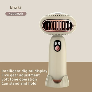 Needhep 3-Speed 360° Oscillating Quiet Rechargeable Clip-On Portable Fan