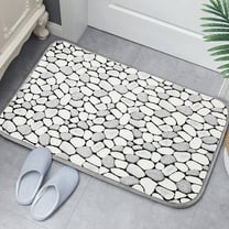Needhep Absorbent Resist Dirt Floor Mats Washable clearance Front Door Rugs Indoor, New Upgrade Outdoor Doormats, Patio Mats For Outside Waterproof, front porch decorations outdoor (Gray)