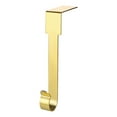 thumbnail image 1 of Needhep No Assembly Required Door Hanger Hook Multiple Uses No Tools Wall Hooks For Hanging, Slat Wall Hanging Hooks Heavy Duty Portable Metal Coat Hook Rail, For Kitchenware (Gold), 1 of 7
