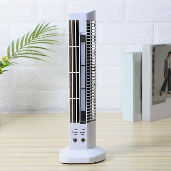 Needhep Bladeless Fan,Small Room Fans for Bedroom, Small Table Fans For Bedroom, Room Fans for Bedroom, Fan Portable (White)