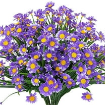 Needhep Bundles Artificial Flowers for OutdoorFake Petunias Front Porch Plants, Artificial Christmas Flowers Set, Artificial Flowers Bouquet for Outdoors, Bouquet/Centerpieces ()
