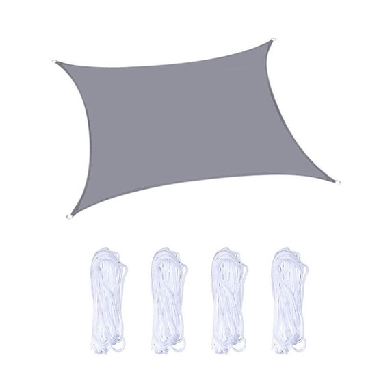 Needhep Canopy Uv Block Sun Shade Upgrade Rectangle Sun Shade,Upgrade Small Canopy Tent,Above Ground Pool Shade for Deck Patio Garden ()