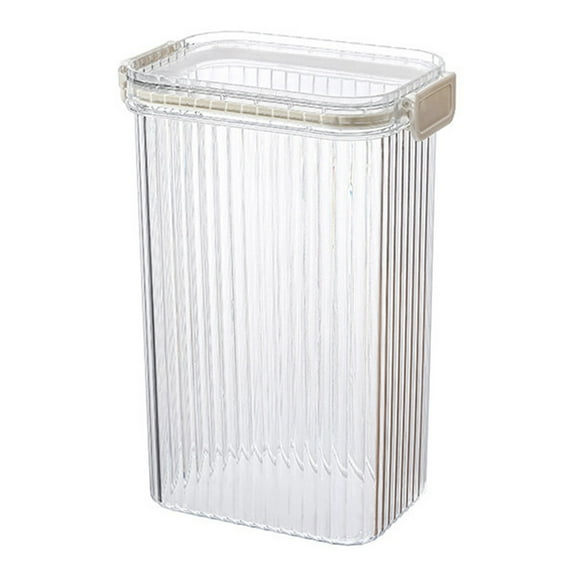 Needhep Clear Stackable Organizer Plastic Storage Bin New Upgrade Cloth Storage Bins for Organizing, Plastic Cube Storage Bins, Garage Storage Containers, And Handles ()