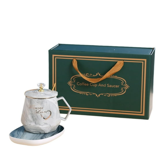 Needhep Coffee Mug Warmer, Coffee Mug Warmer & Mug Set for Desk, Smart Coffee Cup Warmer Set for Desk Fastest Heating & Highest Temperature, for Coffee, Tea, Water (A)