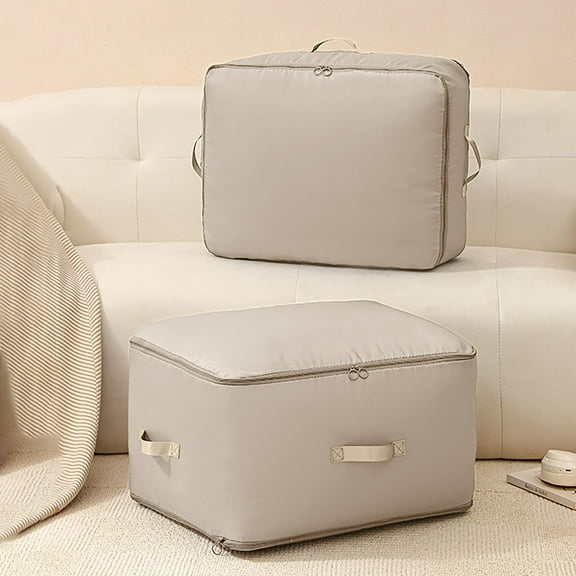 Needhep Containers Large Organizers Box for Living Rooms Baby Only Toy Storage Bins With Lids, Storage Bin With Lids, Cloth Storage Bins, Dorm Room Essentials ()