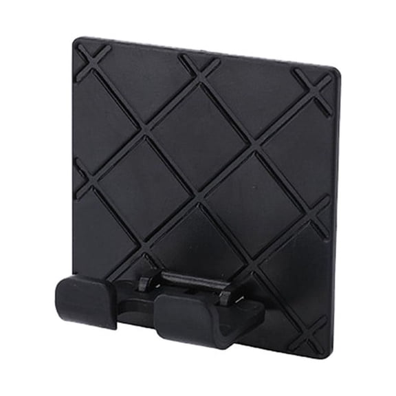 Needhep Desk Stand with Suction Cup BaseTelescopic Arm Portable Home Utility Mop Hanger, Multifunctional Wall Hooks And Hangers, Multiple Uses Broom Hanger for Cleaning Cloth Storage (Black)