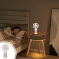 thumbnail image 1 of Needhep Digital Stand Fan,Room Fans for Cooling Bedroom Strong, Foldable Fan for Travel, Mini Fan Portable, High Power Fan (Pink), 1 of 7