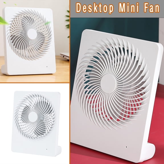 Needhep Foldable Desk Fan With Base,Small Battery Operated Fan, Remote Fans for Bedroom, Quiet Room Fan, Small Clip Fan (white)