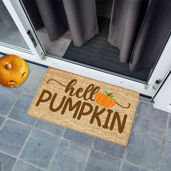 Needhep Front Door Mat Welcome Floor Mats Outdoor Door Mats For Outside Entry, Rubber Mats For Floor, Doormats For Front Door, Outside Patio Porch (Gray,Blue,Pink)