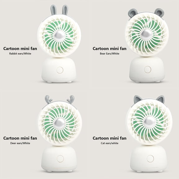 Needhep Handheld Fan Rechargeable,Portable Fans That Blow Cold Air, Air Circulation Fan, Window Fans for Home Bedroom, Fan for Office (White)