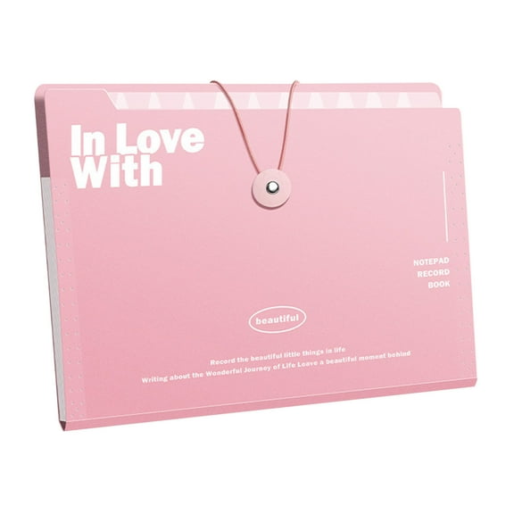 Needhep Heavy Duty Nursing Clipboard Folder Plastic File Folders For Documents, Dividers With Pockets, Binder Divider Pastel Folders With Pockets, for Classroom (pink)