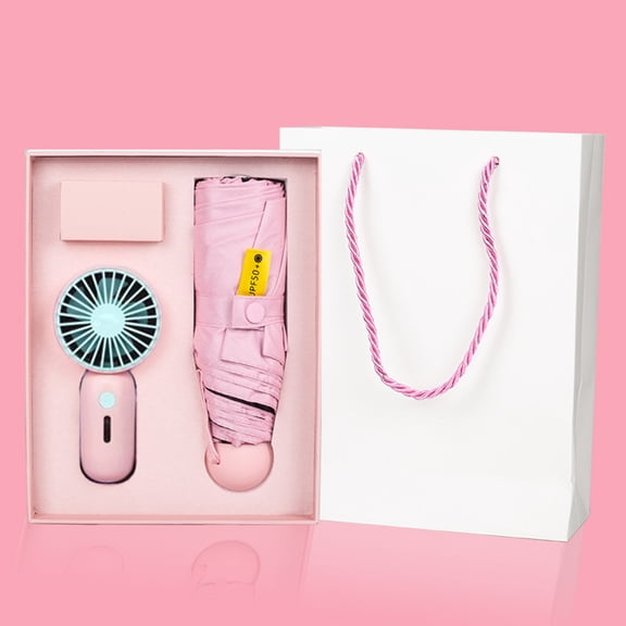 Needhep Home Floor Fans for Bedroom,Small Office Fan, Fan For Beach, Usb Fan Camping, Mini Hand Fan (Pink)