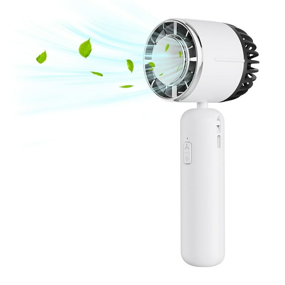 Needhep Home Oscillating Fan for Bedroom,Large Battery Operated Fan, Foldable Fan for Travel, Personal Portable Fan, Portable Wireless Fan (White)