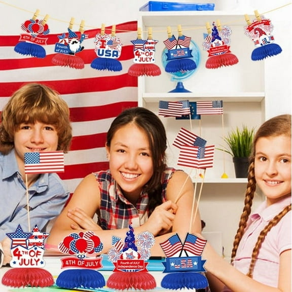 Needhep Independence Day Gnomes Decorations,4th of july Gnomesdecorations, Graffiti ornaments gnome, Table Ornaments Gift (A)