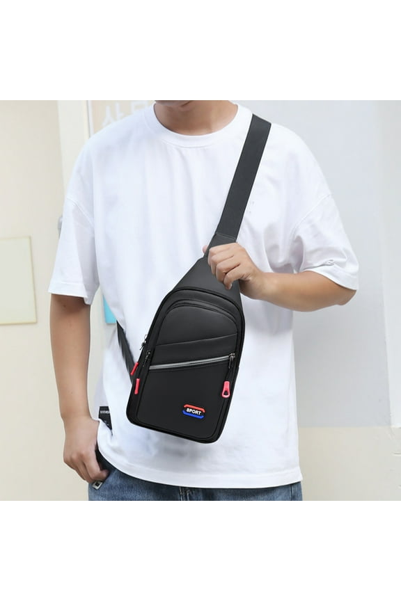 Large Capacity Water Resistant Fashion Bum Bags Runners Fanny Pack Phone Holder, Small Sling Backpack Crossbody Sling Bag, Weekend Travel Bag Daily Match Graduation Gifts forHer ()