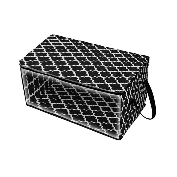 Needhep Large Collapsible Storage Bins With Lids 2024 New Plastic Storage Containers With Lids, Book Storage Containers, Large Storage Bin With Lid, Garage, School (B)