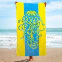 Needhep Light Beach Towel Towels,Cotton Bath Towels, Extra Large Beach Towel, Bluey Beach Towel, Beach Towels Pack (B)