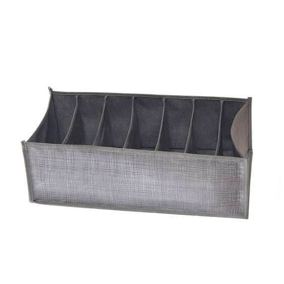 Needhep Linen Fabric Foldable Storage Boxes Containers Small Plastic Storage Containers, Storage Boxes With Lids, Storage Bins for Clothes, Room Must Haves (B)