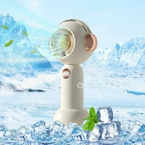 Needhep Mini Portable Air Conditioners Small Pocket Fan Travel Essentials for Outdoor,Usb Fans for Desk, Office Cooling Fan Quiet, Portable Fan for Camping (White)