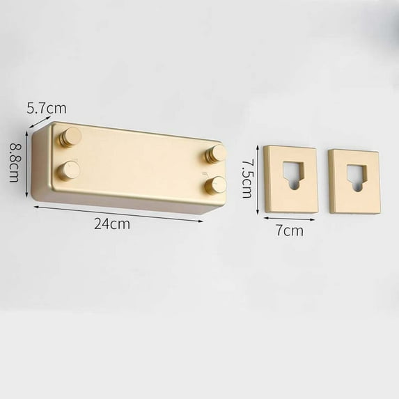 Needhep Multi-Layer Swing Arm Pants Hanger, Natural Wood Suit Hangers With Non Slip Pant Bar Travel Portable Folding Clothes Hangers Felt Skirt Hangers Ultra Thin Hangers, for T-Shirt, Dress (Gold)