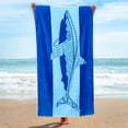 thumbnail image 1 of Needhep Multi-Purpose Beach Towel For Travel Swimming Pool, Swim Towels Quick Dry, Beach Blanket Towel, Beach Towels Cotton, Beach Mat (D), 1 of 8