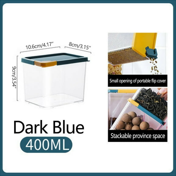 Needhep Multi-Purpose Stackable Storage Bins Clear Plastic Storage Containers, Large Plastic Containers With Lids, Large Containers With Lids for Storage, Storage Boxes for Organizing (Gold,Dark Gray,Gray)